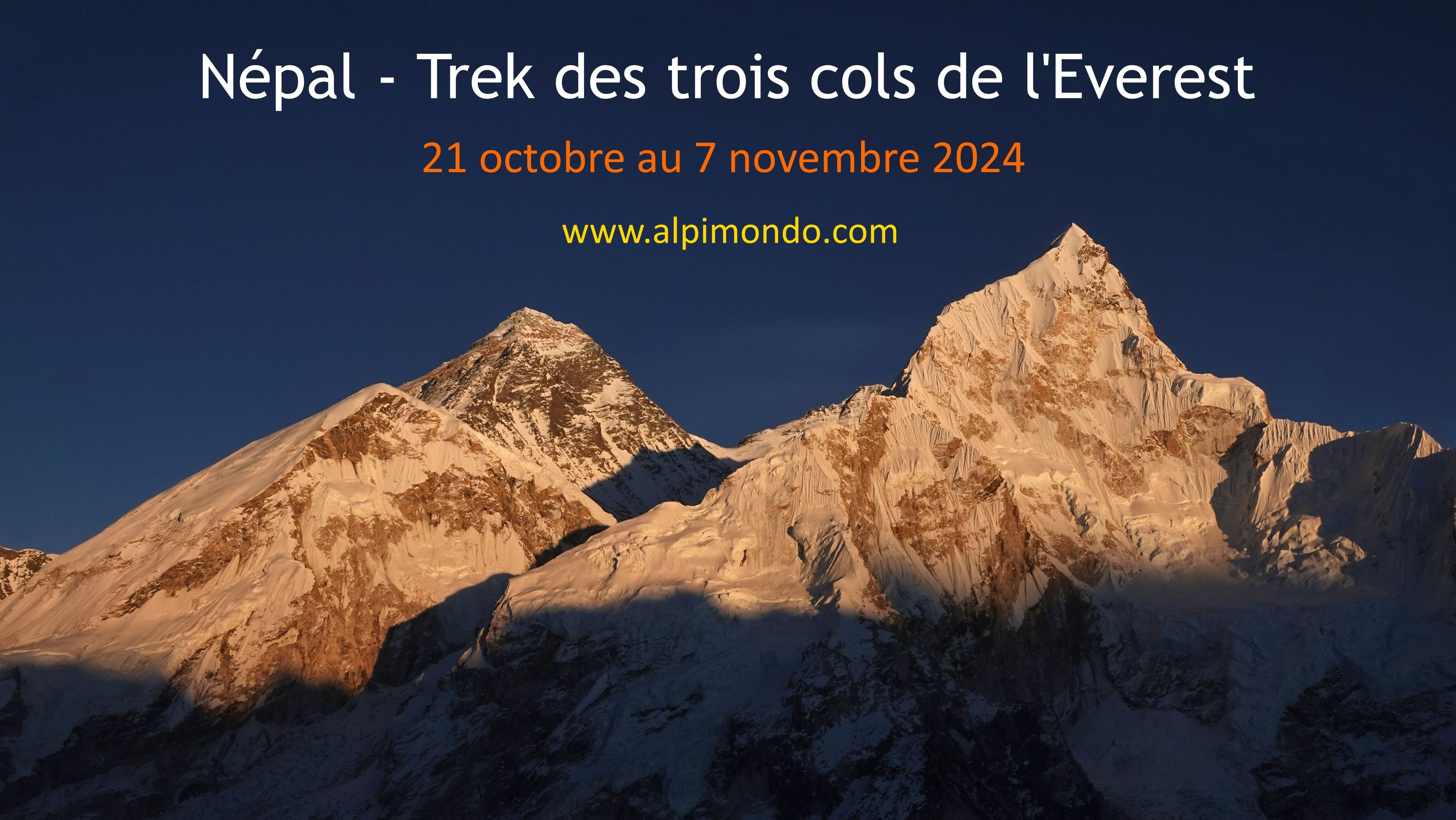 Le trek des trois cols de l'Everest : la vidéo !